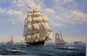 unknow artist Seascape, boats, ships and warships. 15 oil painting picture wholesale